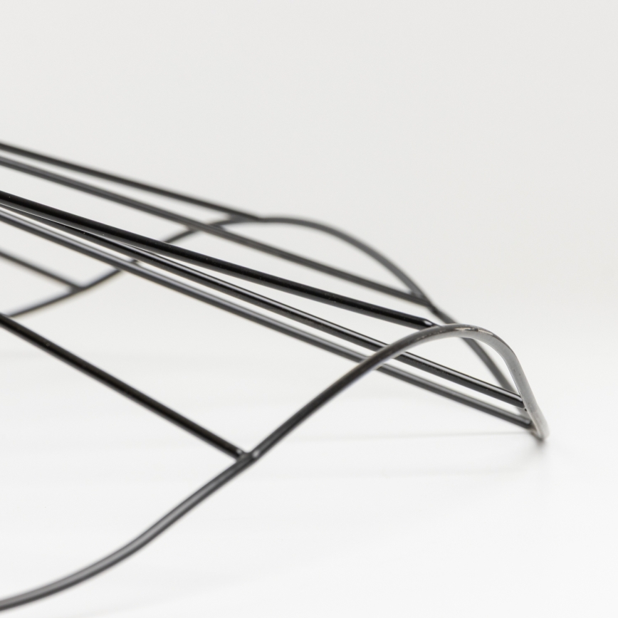 Brilagi - LED prisadený luster CERIA WIRE 1xE27/40W/230V pr. 80 cm čierna/dub