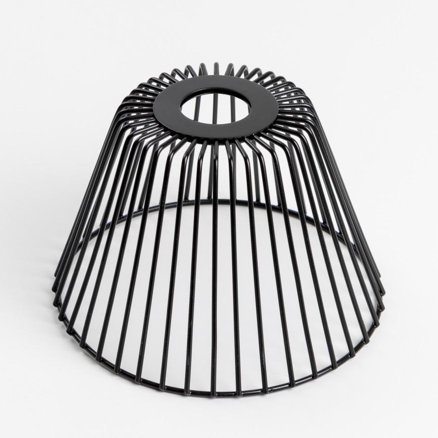 Brilagi - LED prisadený luster CERIA WIRE 1xE27/40W/230V pr. 80 cm čierna/dub