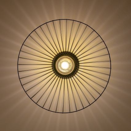 Brilagi - LED prisadený luster CERIA WIRE 1xE27/40W/230V priemer 45 cm čierny