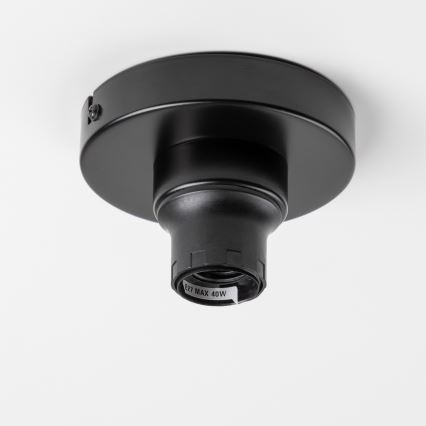 Brilagi - LED prisadený luster CERIA WIRE 1xE27/40W/230V priemer 80 cm čierna