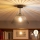 Brilagi - LED prisadený luster CERIA WIRE 1xE27/60W/230V, priemer 30 cm, čierna