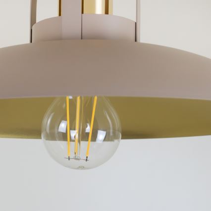 Brilagi - LED Prisadený luster FLAMENGO 1xE27/60W/230V béžová