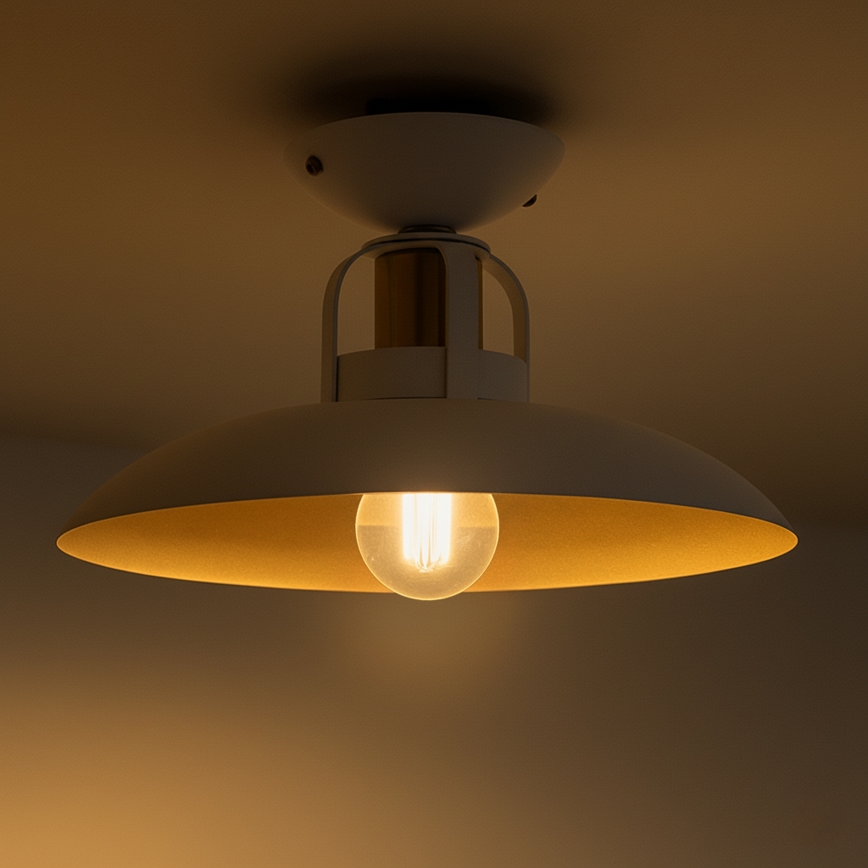 Brilagi - LED Prisadený luster FLAMENGO 1xE27/60W/230V biela