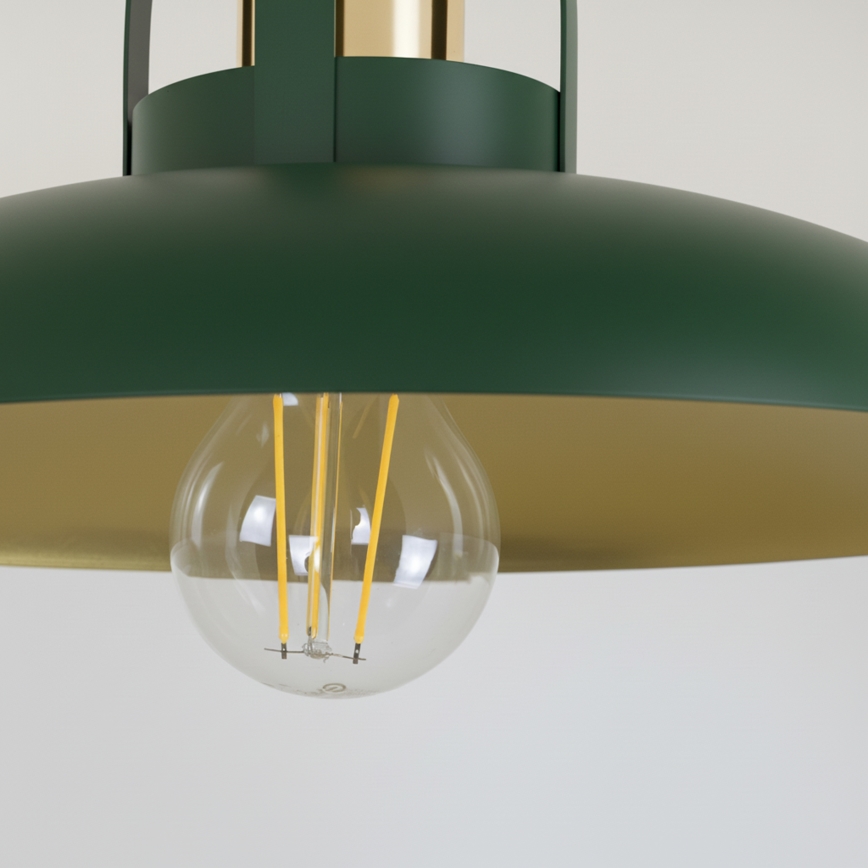 Brilagi - LED Prisadený luster FLAMENGO 1xE27/60W/230V zelená