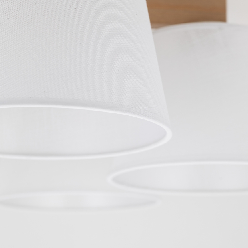 BRILAGI - LED Prisadený luster LATTE SABIA 5xE27/15W/230V borovica/biela