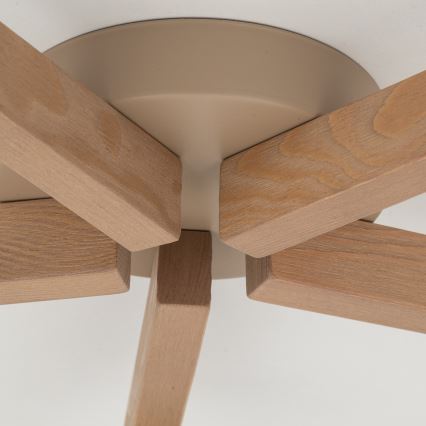 BRILAGI - LED Prisadený luster LATTE SABIA 5xE27/15W/230V borovica/biela