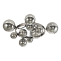 Brilagi - LED Prisadený luster MILLA 10xG9/3W/230V lesklý chróm/dymová