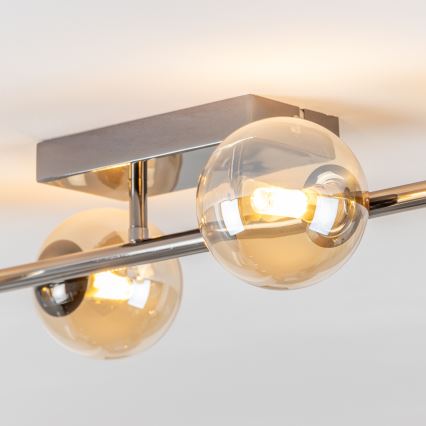 Brilagi - LED Prisadený luster MILLA 4xG9/3W/230V lesklý chróm/zlatá