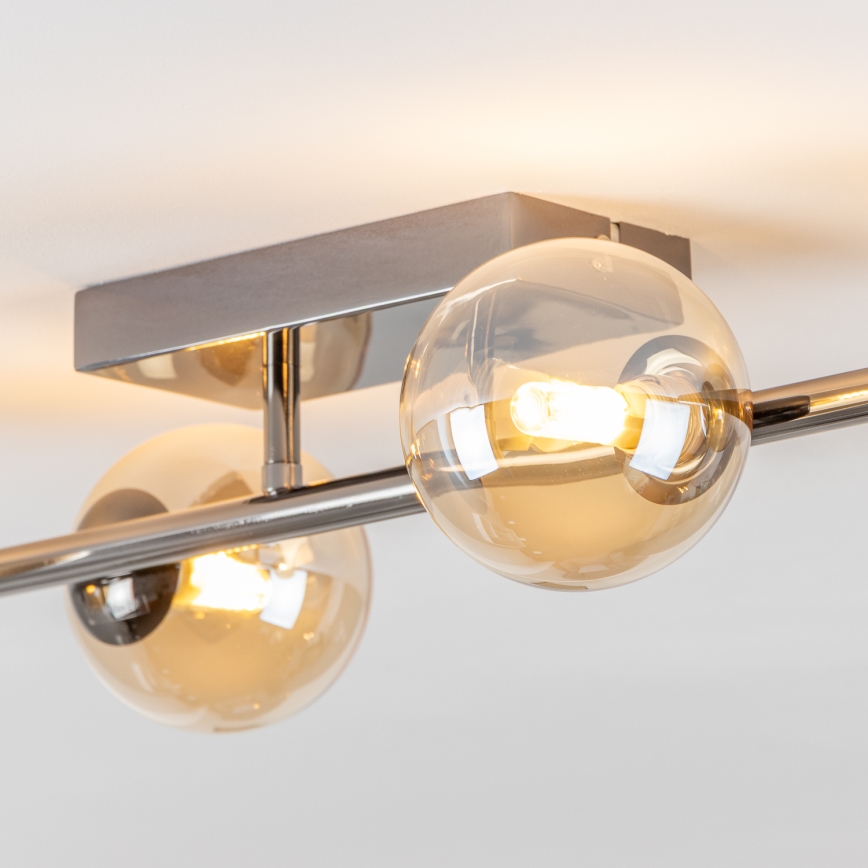 Brilagi - LED Prisadený luster MILLA 4xG9/3W/230V lesklý chróm/zlatá