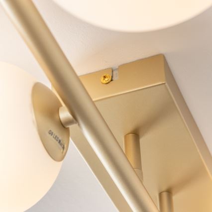 Brilagi - LED Prisadený luster MILLA 4xG9/3W/230V zlatá/biela