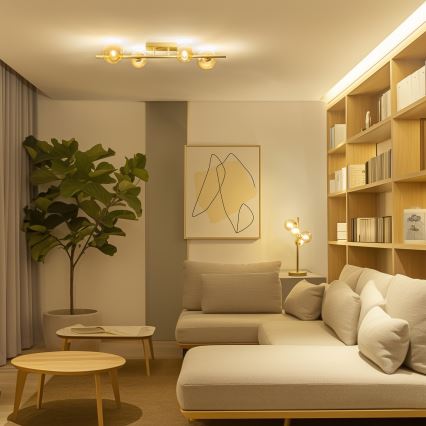 Brilagi - LED Prisadený luster MILLA 4xG9/3W/230V zlatá