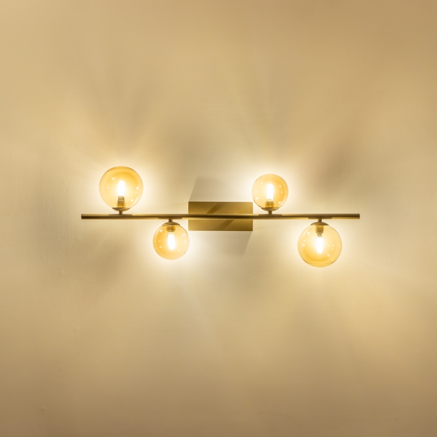 Brilagi - LED Prisadený luster MILLA 4xG9/3W/230V zlatá