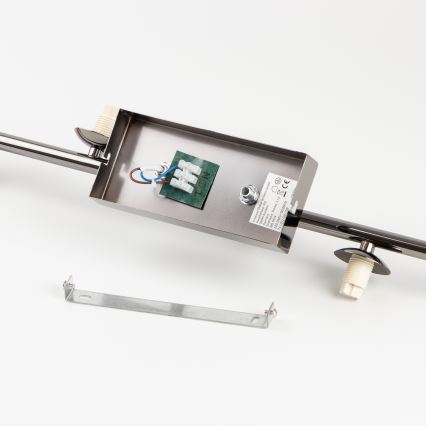 Brilagi - LED prisadený luster MILLA 7xG9/3W/230V čierny chróm/dymové sklo