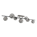 Brilagi - LED Prisadený luster MILLA 7xG9/3W/230V lesklý chróm/dymová