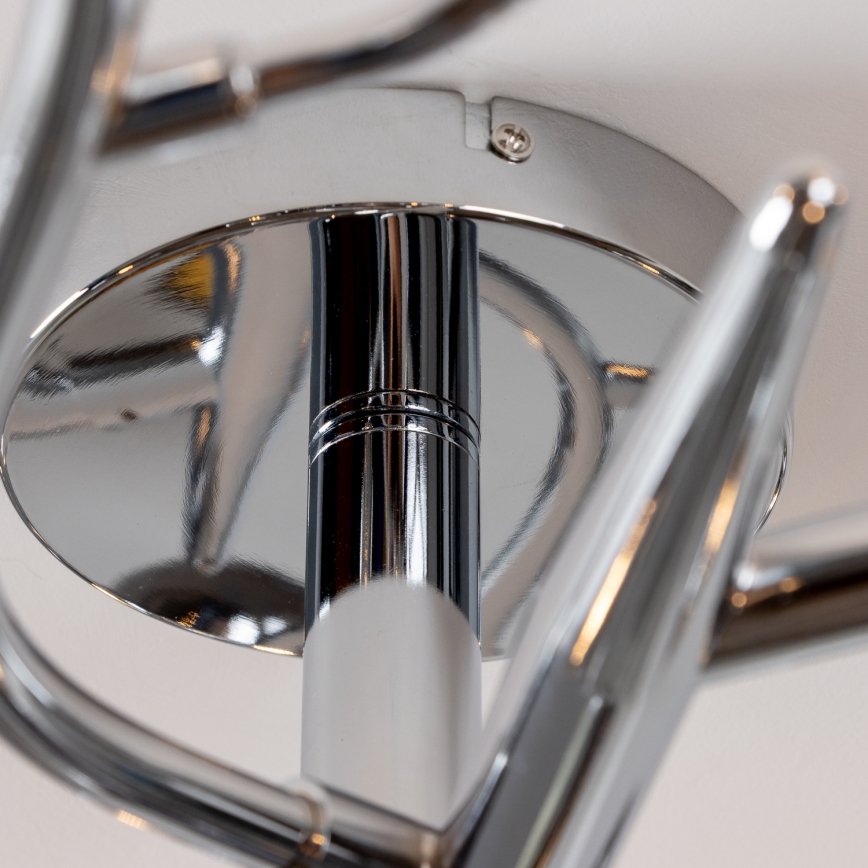 Brilagi - LED Prisadený luster MISTEL 15xG9/3W/230V lesklý chróm/dymová