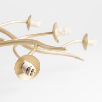 Brilagi - LED Prisadený luster MISTEL 15xG9/3W/230V zlatá/biela