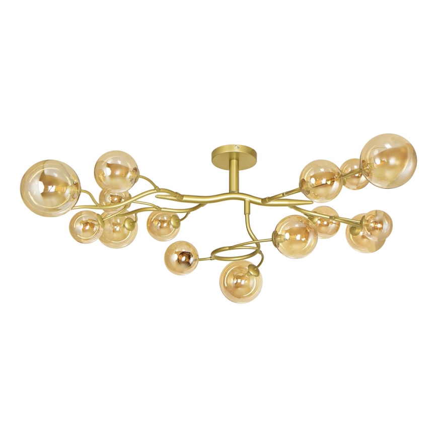 Brilagi - LED Prisadený luster MISTEL 15xG9/3W/230V zlatá
