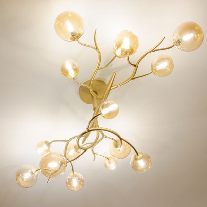 Brilagi - LED Prisadený luster MISTEL 15xG9/3W/230V zlatá