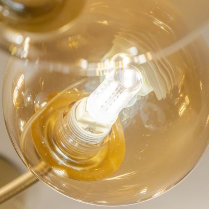 Brilagi - LED Prisadený luster MISTEL 15xG9/3W/230V zlatá