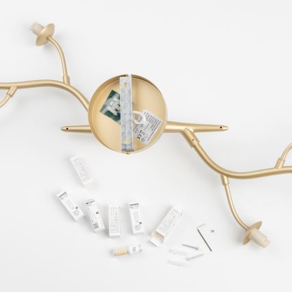 Brilagi - LED Prisadený luster MISTEL 6xG9/3W/230V zlatá