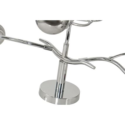 Brilagi - LED prisadený luster MISTEL 9xG9/3W/230V čierny chróm/dymová