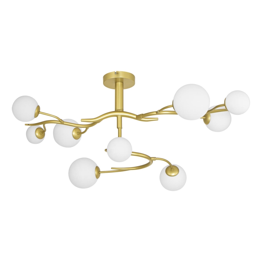 Brilagi - LED Prisadený luster MISTEL 9xG9/3W/230V zlatá/biela