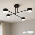 Brilagi - LED prisadený luster MONO 4xGX53/12W/230V čierny