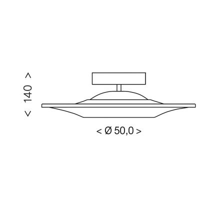 Brilagi - LED Prisadený luster VERANO LED/15W/230V