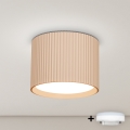 BRILAGI - LED RGB+CCT stlmiteľné bodové svietidlo STRIPY 1xGX53/14W/230V 60x82 mm 2700-6500K Wi-Fi Tuya béžová