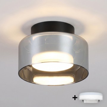 BRILAGI - LED RGB+CCT stmievateľné bodové svietidlo AURA LUX 1xGX53/14W/230V 2700-6500K Wi-Fi Tuya čierna/dymová