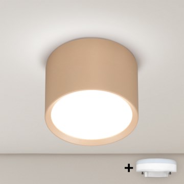 BRILAGI - LED RGB+CCT stmievateľné bodové svietidlo SMOOTH 1xGX53/14W/230V 60x82 mm 2700-6500K Wi-Fi Tuya béžová