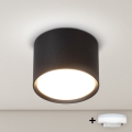 BRILAGI - LED RGB+CCT stmievateľné bodové svietidlo SMOOTH 1xGX53/14W/230V 60x82 mm 2700-6500K Wi-Fi Tuya čierna