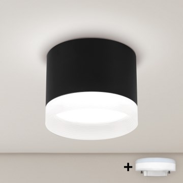BRILAGI - LED RGB+CCT Stmievateľné bodové svietidlo SMOOTH 1xGX53/14W/230V 60x82 mm 2700-6500K Wi-Fi Tuya čierna