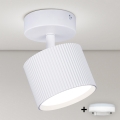 BRILAGI - LED RGB+CCT stmievateľné bodové svietidlo STRIPY 1xGX53/14W/230V pr. 82 mm 2700-6500K Wi-Fi Tuya biela