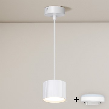 BRILAGI - LED RGB+CCT stmievateľný luster na lankách STRIPY 1xGX53/14W/230V pr. 82 mm 2700-6500K Wi-Fi Tuya biela