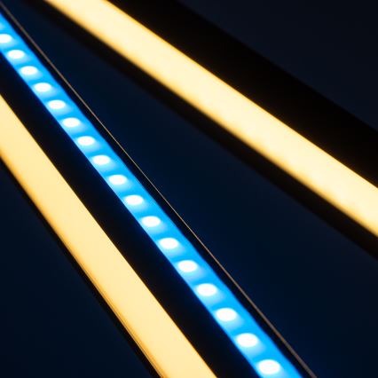 BRILAGI - LED RGBTW stmievateľná dotyková stolná lampa s klipom VARIO LED/18W/230V 3000-6500K CRI 96 čierna
