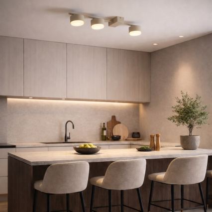 BRILAGI - LED RGB+CCT stmievateľné bodové svietidlo MONO 3xGX53/14W/230V 2700-6500K Wi-Fi Tuya béžová