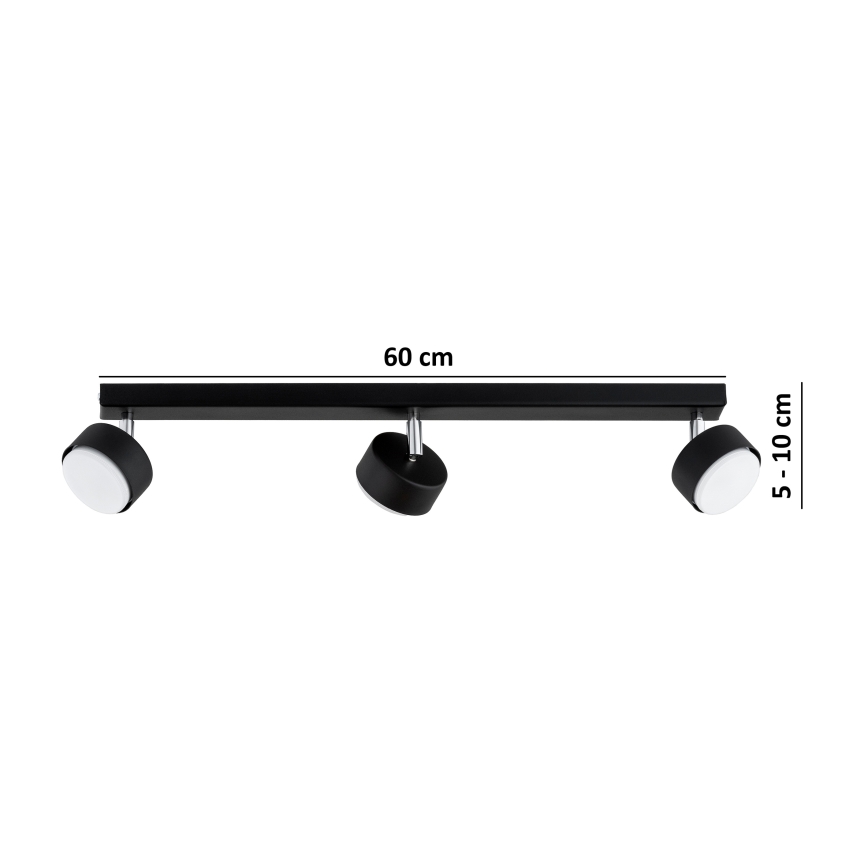 BRILAGI - LED RGB+CCT stmievateľné bodové svietidlo MONO 3xGX53/14W/230V 2700-6500K Wi-Fi Tuya čierne