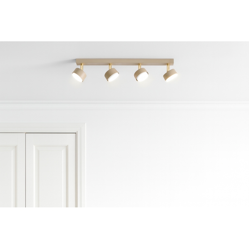 BRILAGI - LED RGB+CCT stmievateľné bodové svietidlo MONO 4xGX53/14W/230V 2700-6500K Wi-Fi Tuya béžové