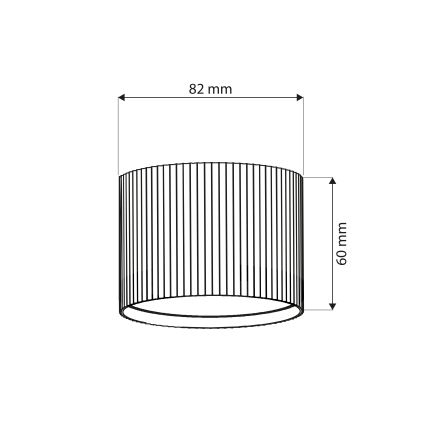 BRILAGI - LED RGB+CCT Stmievateľné bodové svietidlo STRIPY 1xGX53/14W/230V 60x82 mm 2700-6500K Wi-Fi Tuya strieborná