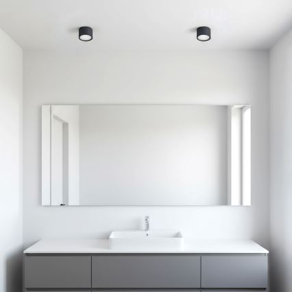 BRILAGI - LED RGB+CCT Stmievateľné kúpeľňové bodové svietidlo SMOOTH1xGX53/14W/230V 60x82 mm 2700-6500K Wi-Fi Tuya čierna IP54