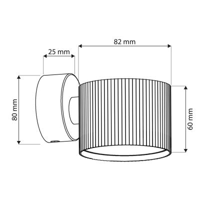BRILAGI - LED RGB+CCT stmievateľné nástenné bodové svietidlo STRIPY 1xGX53/14W/230V 2700-6500K Wi-Fi Tuya čierne