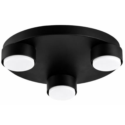 BRILAGI - LED RGB+CCT Stmievateľné stropné svietidlo MONO 3xGX53/14W/230V 2700-6500K Wi-Fi Tuya priemer 30 cm čierna