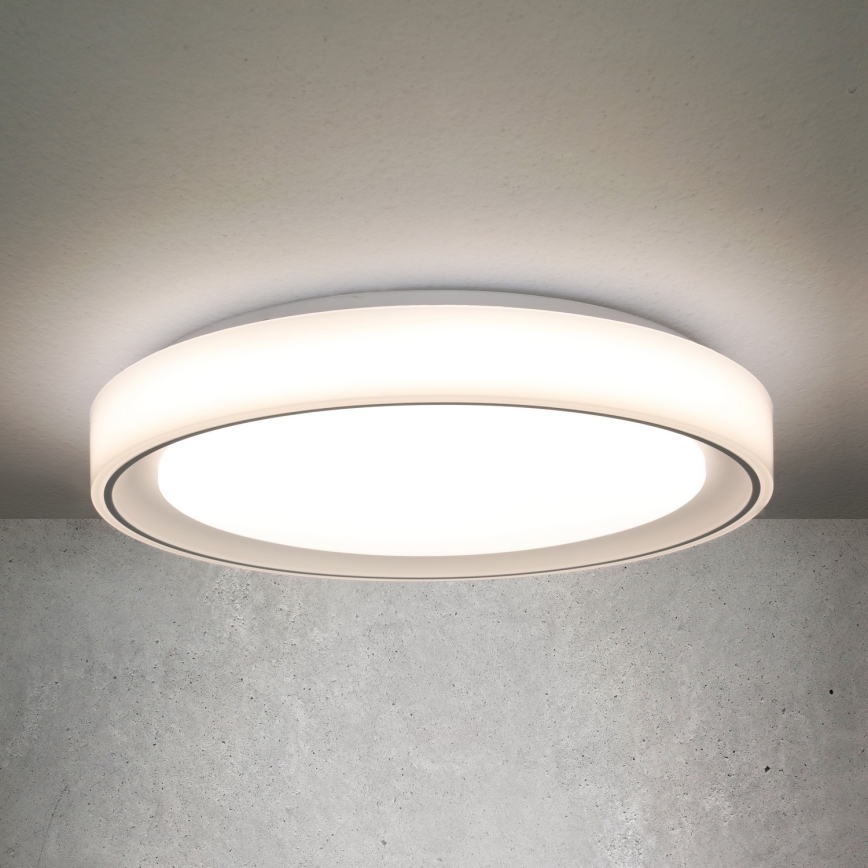 Brilagi - LED RGB Stmievateľné stropné svietidlo FLOCO LED/30W/230V 3000-6500K Wi-Fi Tuya + LED/6W + diaľkové ovládanie