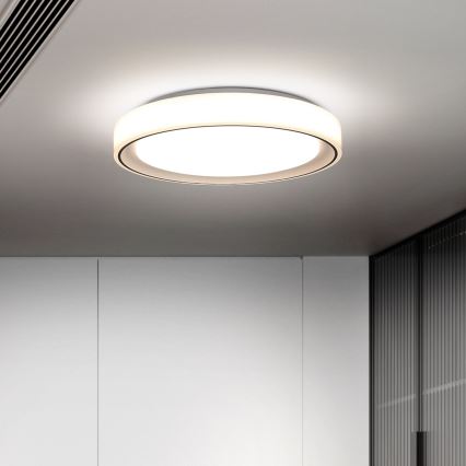 Brilagi - LED RGB Stmievateľné stropné svietidlo FLOCO LED/30W/230V 3000-6500K Wi-Fi Tuya + LED/6W + diaľkové ovládanie