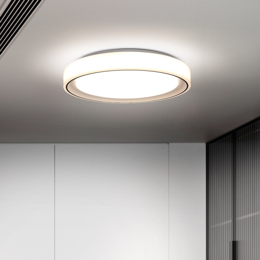 Brilagi - LED RGB Stmievateľné stropné svietidlo FLOCO LED/30W/230V 3000-6500K Wi-Fi Tuya + LED/6W + diaľkové ovládanie