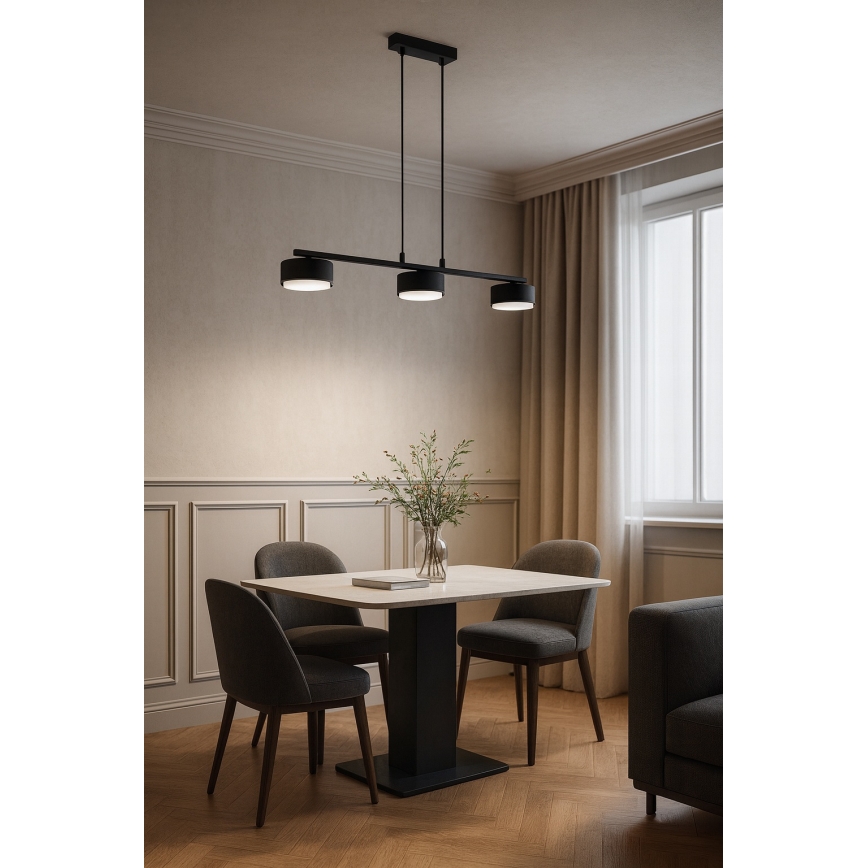 BRILAGI - LED RGB+CCT Stmievateľný luster na lane MONO 3xGX53/14W/230V 2700-6500K Wi-Fi Tuya čierna