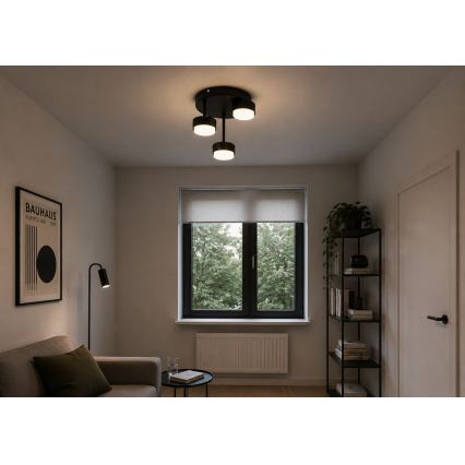 BRILAGI - LED RBG+CCT Stmievateľný prisadený luster MONO 3xGX53/14W/230V 2700-6500K Wi-Fi Tuya čierna