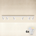 Brilagi - LED RGBW Stmievané bodové svietidlo SELE MODERN 6xGU10/6,5W/230V 2700-6500K Wi-Fi biela