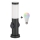 Brilagi - LED RGBW stmievateľná vonkajšia lampa s 2 zásuvkami 1xE27/15W/230V 2700-6500K IP44 40 cm čierna